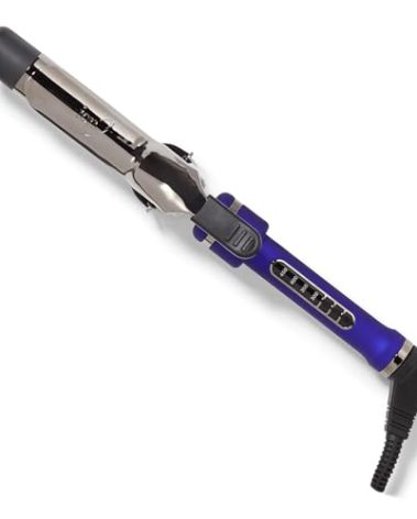 ion Titanium Pro Curling Iron, 11/4 Inch, Heats up to 450°F, Maximum Curl Retention, Dual Voltage