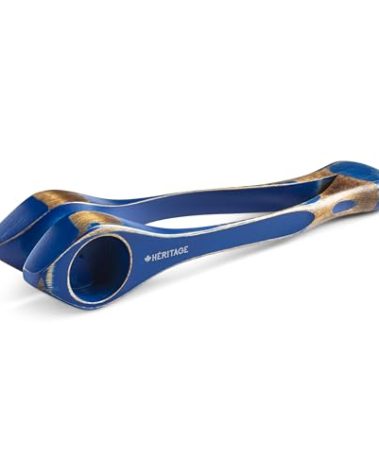 Heritage Musical Spoons Percussion Instrument, Handmade Canadian Maplewood, Natural Wood Folk Sound, Great Gift for All Ages With Any Music Experience, Large, Blue