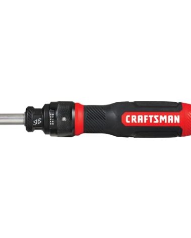 CRAFTSMAN Ratcheting Screwdriver, SpeedDrive, 2” Double Ended Bits Included, Handle Holds Up To 6 Bits (CMHT68129)