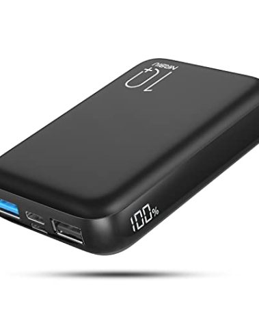 MRBIU 5v 2a Heated Vest Battery Pack, 10000mah LCD Display Power Bank for Heated Jacket,Heated Coat,Heated Clothing,Heated Pant,Heated Hoodie,USB Heated Blanket,Heated Seat/Chair.