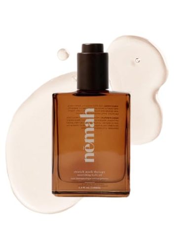 Nemah - Nourishing Belly Oil for Pregnant Women - Hydrating Stretch Mark Oil with Jojoba and Coconut Oil - Vegan & Cruelty-Free - 3.4 fl. oz.