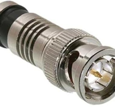 Triplett BNC Weatherproof Compression Connectors for RG59 PVC, Plenum, and Siamese, Male, 75-Ohm, 10 Pack (302-N2CSTP)