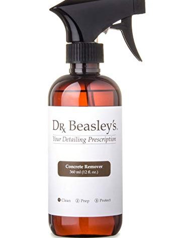 Dr. Beasley's Concrete Remover - 12 oz., Removes Dried Concrete Dust, Overspray, and Splatter On Vehicles