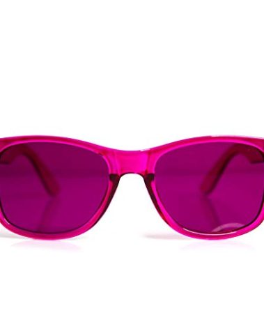 GloFX Magenta Color Therapy Glasses Chakra Glasses Relax Glasses