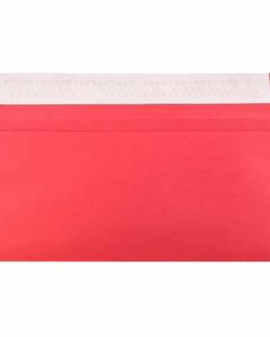 LUXPaper #10 Business Envelopes | Peel & Press | 4 1/8" x 9 1/2" | Ruby Red | 80lb. Text | 50 Qty