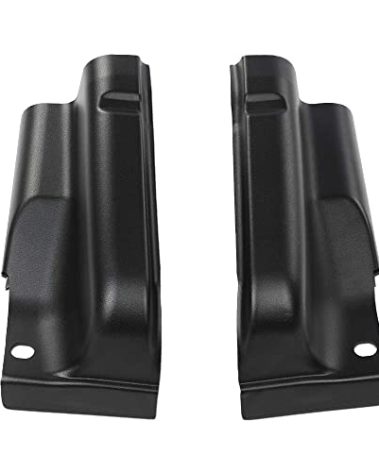 PIT66 Crew Cab Steel Cab Corners Compatible with 2009 2010 2011 2012 2013 2014 Ford F150 Truck 4 Door Black Pair,RRP3149 RRP3150