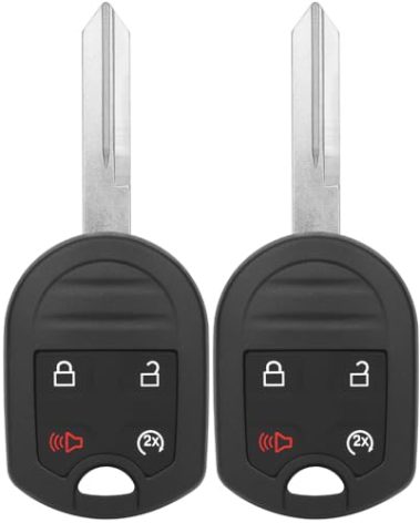 Key Fob Replacement for 2011-2014 Ford F150/ 11-16 F250 F350/ 09-17 Expedition/ 13-15 Explorer/ 07-15 Lincoln MKX/ 14-17 Navigator Car Keyless Remote Start, CWTWB1U793 OUC6000022, 4 Btn, 2Pcs