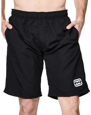 Billabong Swim Trunks for Men Big and Tall, Quick Dry Swim Board Shorts 10" Black
