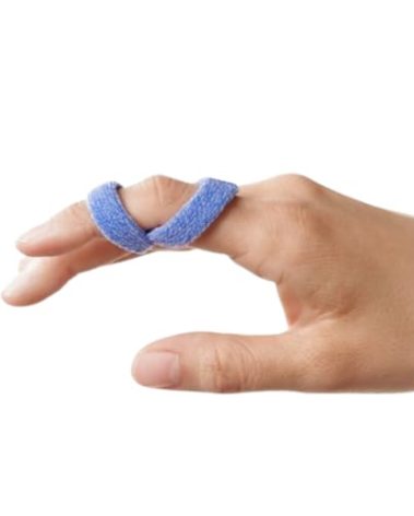 Orfit Orficast Easy-Form Splinting Material Heat-Activated Thermoplastic Tape for Trigger Finger, Thumb, Arthritis Pain Relief, Hand Support 2” x 9’, Blue, One Roll