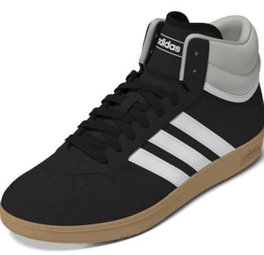 adidas Unisex-Adult Hoops 4.0 Mid Top Basketball, Ink/White/Gum, 10