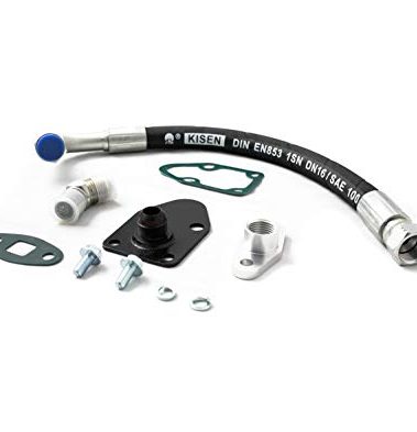 GXP Upgraded Heavy Duty Turbocharger Drain Line Kit Compatible with 1992-2000 Chevy/GMC GM 6.5 Turbo Diesel 6.5L