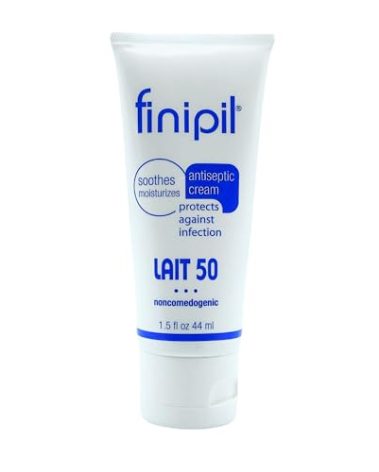 Finipil Lait 50 Antiseptic Cream – Post Hair Removal & Ingrown Hair Treatment, Cools & Soothes Skin, 1.5 Ounce