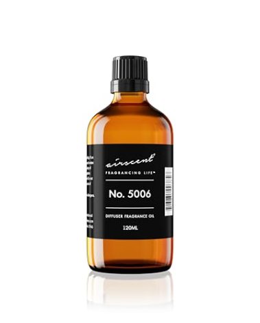 AirScent Diffuser Oil Inspired by TF's Ombre Leather - No. 5006 Perfume Dupe - Fragrance Oil Blend for Ultrasonic and Waterless Diffusers and Crafting - 120 ml, 4 fl oz Glass Bottle with Dropper