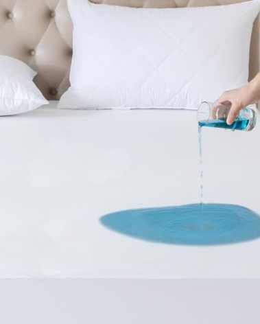 Twin Mattress Protector-100% Waterproof & Cooling Smooth Mattress Cover (76" x 80") Size Bed Soft, Breathable, Guards Against Spills/Stains Matterss Pad - Pockets Up to 18″ deep