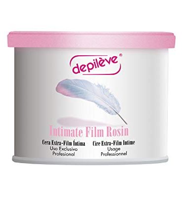 Depileve Hair Removal Wax - Intimate Extra Film Wax for Brazilian and Hollywood Wax - Moisturizing and Soothing for Delicate, Sensitive Skin - 14 oz