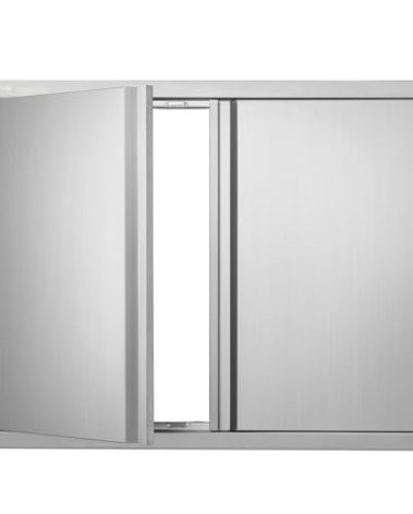 VEVOR BBQ Access Door - 31" W x 24" H Stainless Steel Flush Mount Vertical Door for BBQ Island, Grilling Station