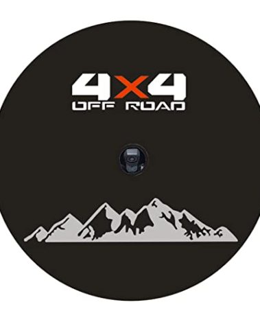 Aolowewin for Ford Bronco, Jeep Wrangler Spare Tire Cover with Camera Hole, Position Holder, Never Block Rear Camera, Spare Wheel Cover (XL: 285/70R17, 255/70R18)