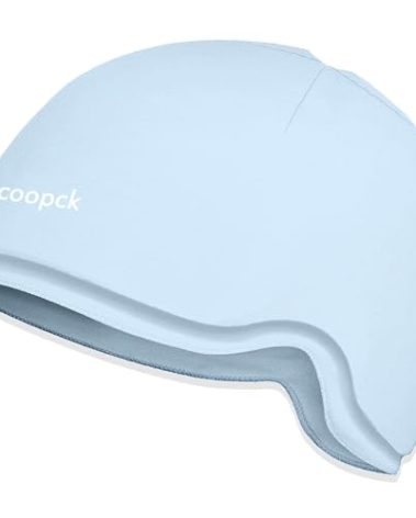 Chemo Cold Cap for Chemotherapy, Migraine Relief Cap, Chemotherapy Must Haves for Women, Cold Compress Ice Pack for Head, Ice Pack for Headaches, Cooling Hats for Women, Light Blue, Chemo Relief