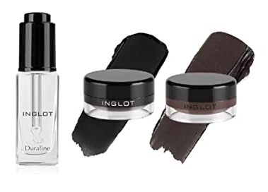 The Beauty Box INGLOT Bundle - Duraline, AMC Eyeliner Gel 77 and AMC Eyeliner Gel 90 (3-Piece)