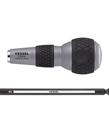 VESSEL Ball Grip (Bit-replaceable Tang-Thru Screwdriver) [No.230W-2] (Ph No.2) (Japan Import)