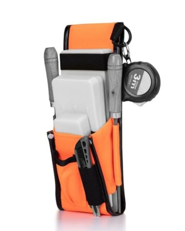 Yardmaris Felling Wedge Belt Pouch, Adjustable for Various Belts, Tree Felling Bucking Wedge Bag for Tree Cutting