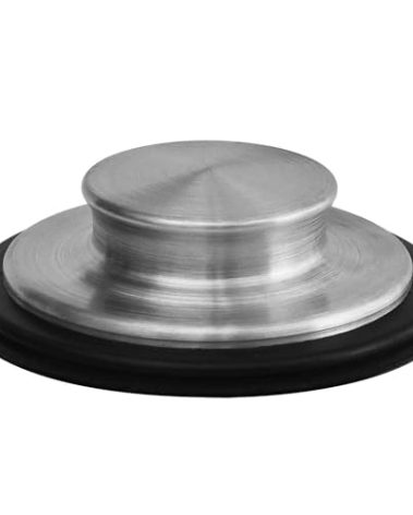 3 3/8 inch (8.57 cm) - Kitchen Sink Stopper Stainless Steel Garbage Disposal Plug Fits Standard Kitchen Drain Size of 3 1/2 inch (3.5") Diameter