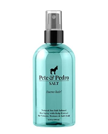 Pete & Pedro SALT - Natural Sea Salt Spray for Hair Men & Women, Adds Instant Volume, Texture, Thickness, & Light Hold | Texturizing & Thickening | As Seen on Shark Tank, 8.5 oz.