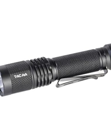 ACEBEAM TAC AA 2.0 Longest-Range AA Flashlight 280 Meters, 1000 High Lumens Tactical EDC Flashlight Rechargeable, 6 Modes Pocket LED Flashlight, Super Bright Small Mini Flashlight for Camping, Home