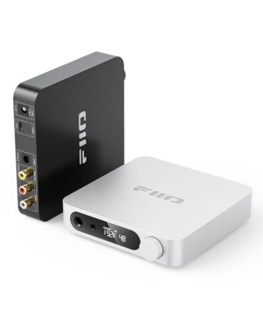 FiiO K11 Desktop 1400W Power Balanced Headphone DAC & Amplifier 384kHz/24Bit DSD256 for Home Audio/PC 6.35mm/4.4mm/RCA/Coaxial/Optical (Black)