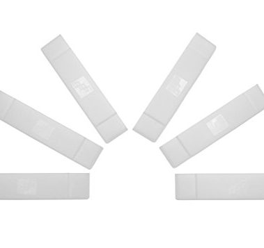 GGG0018 Video Game Cartridge Dust Cover 6 Pack: for Super Nintendo Games (SNES Protector Sleeve Cover or Case)