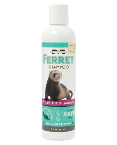 Marshall Ferret Shampoo No-Tears Formula – 8 fl. oz – Gentle Aloe Vera and Eucalyptus Blend – Baby-Safe, Soothing Cleanser – Leaves Ferrets Soft, Fresh, and Clean