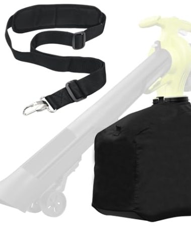 205110001 Leaf Bag Compatible with Ryobi 40V Vac Attack Leaf Blower Vacuum, Fits RY40405 RY40405VNM Models, Includes A Strap