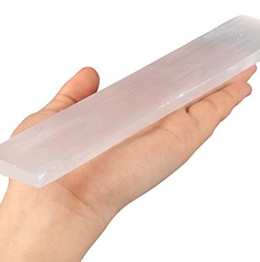Large Selenite Charging Plate – 7.5 Inches Selenite Crystal Plate– Ideal for Cleansing and Recharging Crystals and Healing Stones, Reiki, Meditation – Protection Crystals – Spiritual Gifts & Decor