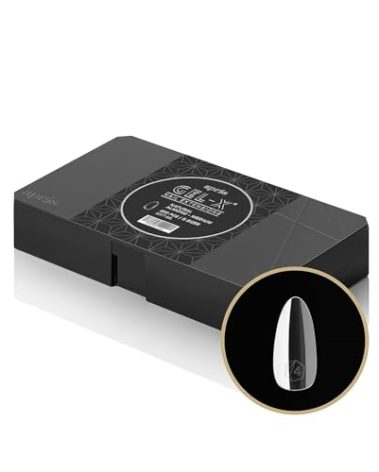 Apres Gel-X® Soft Gel Tip Box | Natural Almond | 500pc Nail Tips, 11 Sizes 00-9, Premium Quality (Natural Almond Medium)