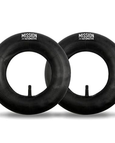Mission Automotive 4.80/4.00-8 in Tire Inner Tubes for Wheelbarrow Wheels - Fits Trailer Tire Tube - Pack of 2