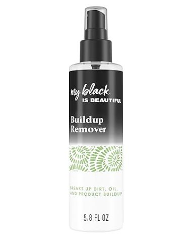 MY BLACK IS BEAUTIFUL Buildup Remover, Cleans Scalp Between Washes, For Coily Hair and Protective Styles, For Daily Use or Pre Shampoo, Scalp Treatment, Sulfate Free, Rosemary and Mint, 5.8 fl oz