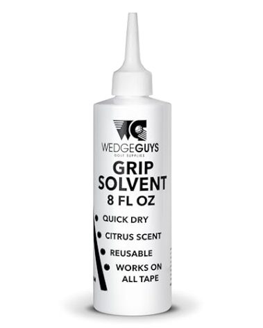 Wedge Guys Professional Golf Grip Tape Solvent for Regripping Golf Clubs | Golf Grip Solvent Solution for Easy Regripping and Golf Club Repair