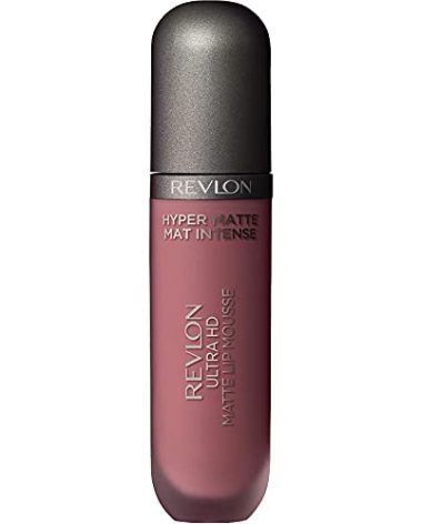 Revlon Liquid Lipstick, Face Makeup, Ultra HD Matte Lip Mousse, Longwear Rich Lip Colors in Plum / Berry, 830 Death Valley, 0.2 Fl Oz