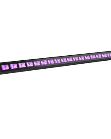 Black Light Bar for Glow Party - OPPSK 54W 18LED UV Blacklight Bar - Glow in The Dark Party Supplies - Uplight for Halloween Decorations Fluorescent Poster Body Paint Classroom Bedroom