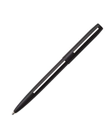 Fisher Space Pen - M4BMWL– Non-Reflective Matte Black with White Line - EMS - Cap-O-Matic Pen
