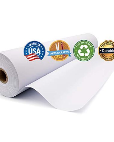 Durable Art Easel Paper Roll for Crafts, Drawing & Painting | Ideal for Kids Projects | 17.75 inches x 200 feet | by Paper Pros
