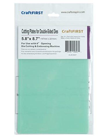 CraftFIRST Cutting Plates for Double Sided Dies 1 Pair 5.8" x 8.7"