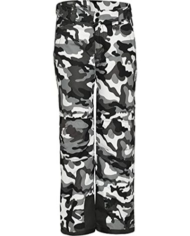 Arctix Kids Snow Pants with Reinforced Knees and Seat, A6 Camo Black, X-Large