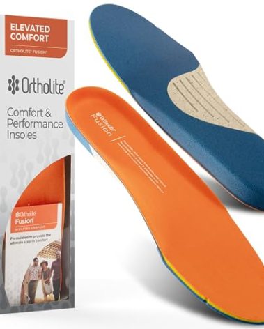 Ortholite Fusion Elevated Comfort Shoe Trim-to-Fit Insert - Proprietary Two-Layer Memory Foam System Designed for Ultimate Step-in Comfort and Long-Term Cushioning