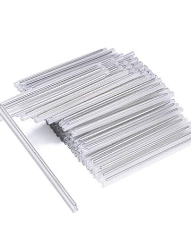 60mm Clear PE Heat Shrinkable Tubing Fiber Optical Cable 2.6mm Dia Fusion Splice Protection Sleeve 100pcs 6cm