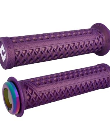 ODI Vans v2.1 Lock-On Grips - Iridescent Purple Oil Slick