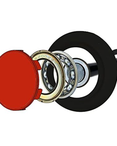 Titan Premium 2 in. Sealed 6200ZZ Nylon Garage Door Roller with 4 in. Corrosion Resistant Stem (10-Pack)