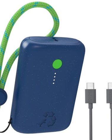 Nimble Champ Portable Charger, 10,000mAh Power Bank Fast Charging, 20W Dual USB-C Battery Pack with Cable, Travel Essential Power Bank for iPhone Laptops Galaxy Tablet Pixel iPad Macbook Kindle Airpod