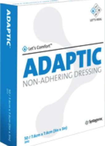 Systagenix Adaptic Non-adhesive dressing 3" x 3", Sterile (1 Each)