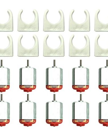 10pcs Micro 130 DC Motor Strong Magnetic Brushed Electric DC 3V -12V 25000 RPM Cars Toys Electric Motor, High Speed Torque DIY Remote Control Toy Car Hobby Motor, Metal Car Engine Motor Kit for Toys